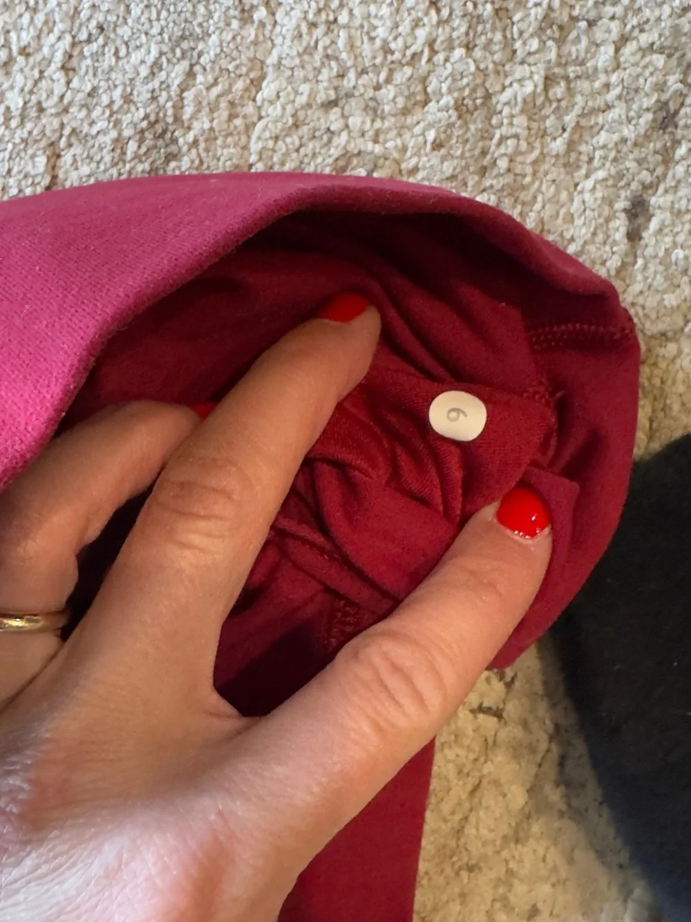 lululemon athletica High-Rise Berry/Magenta capri Leggings